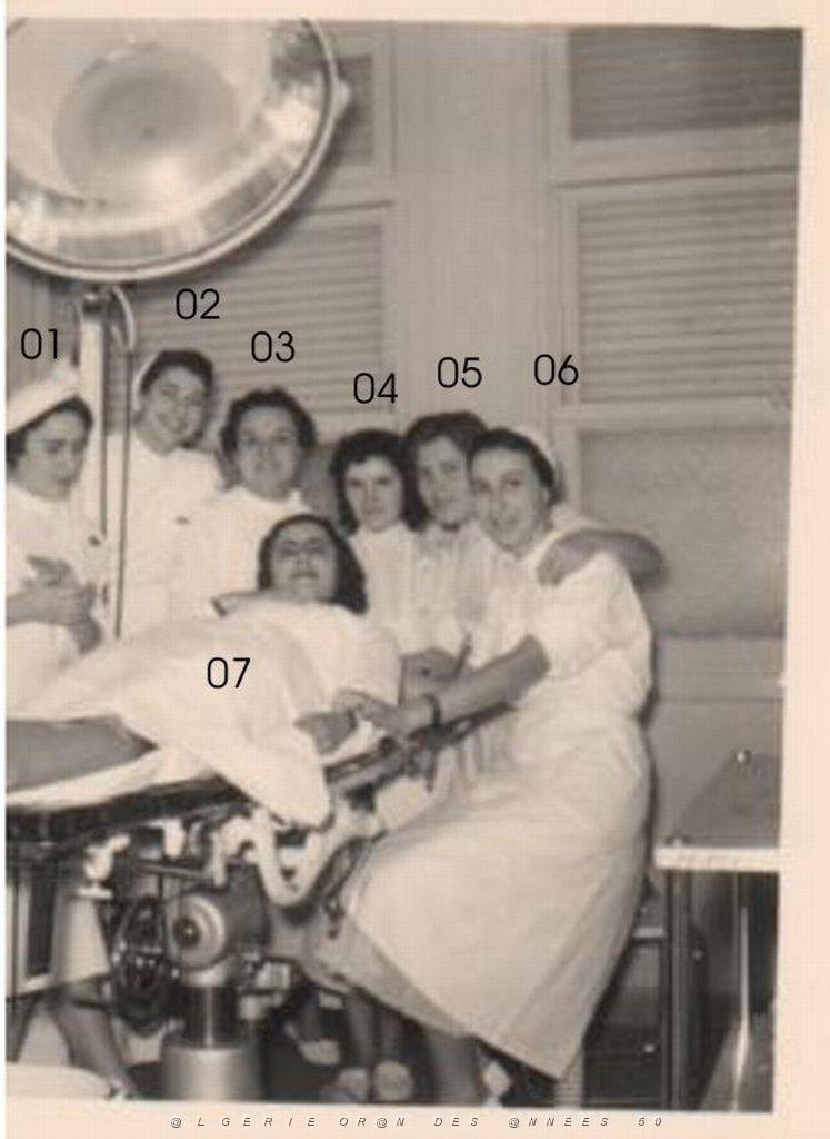 ORAN CLINIQUE FRONT DE MER 1958 30 FEVRIER MOMENT DE DETENTE.jpg